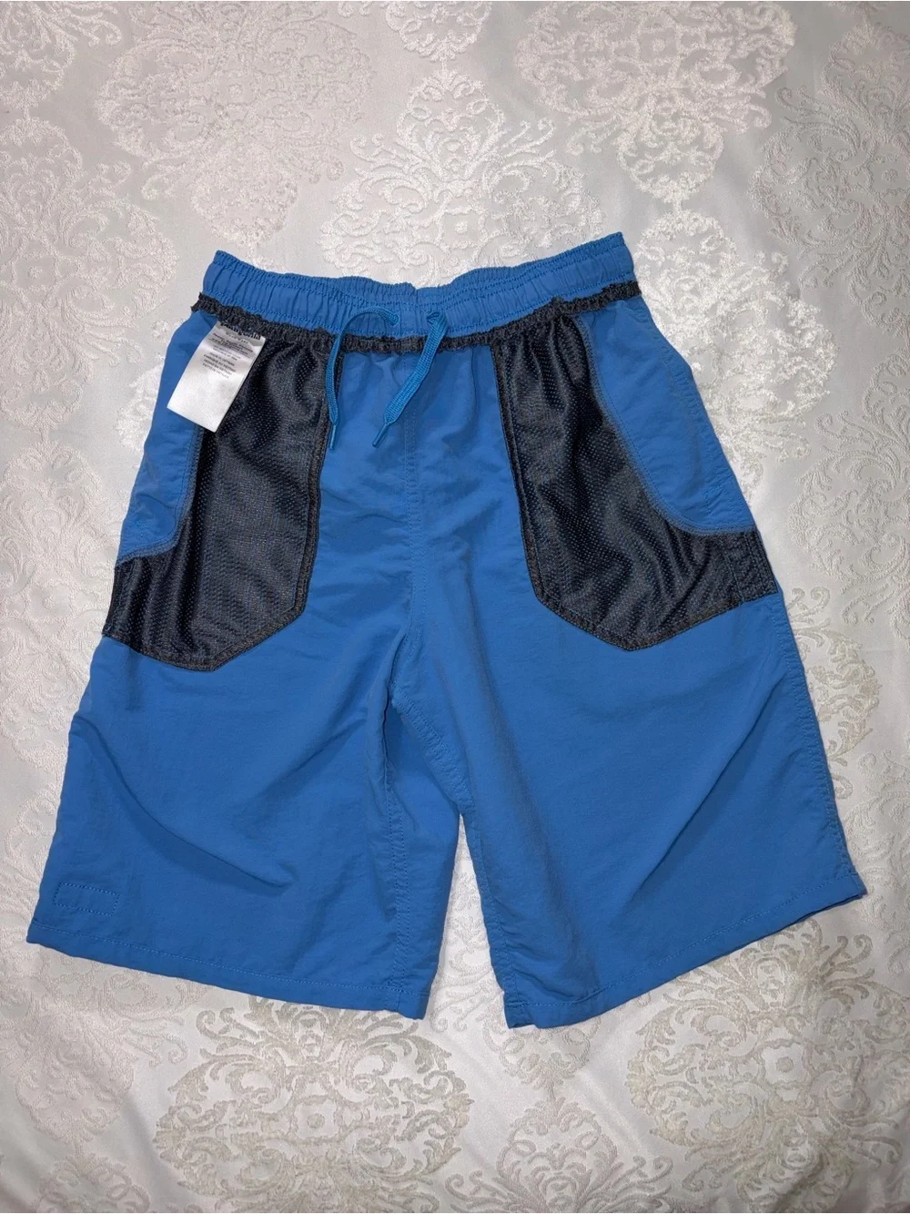 Patagonia Baggies Boys Unlined Swim Trunks Blue Size Large